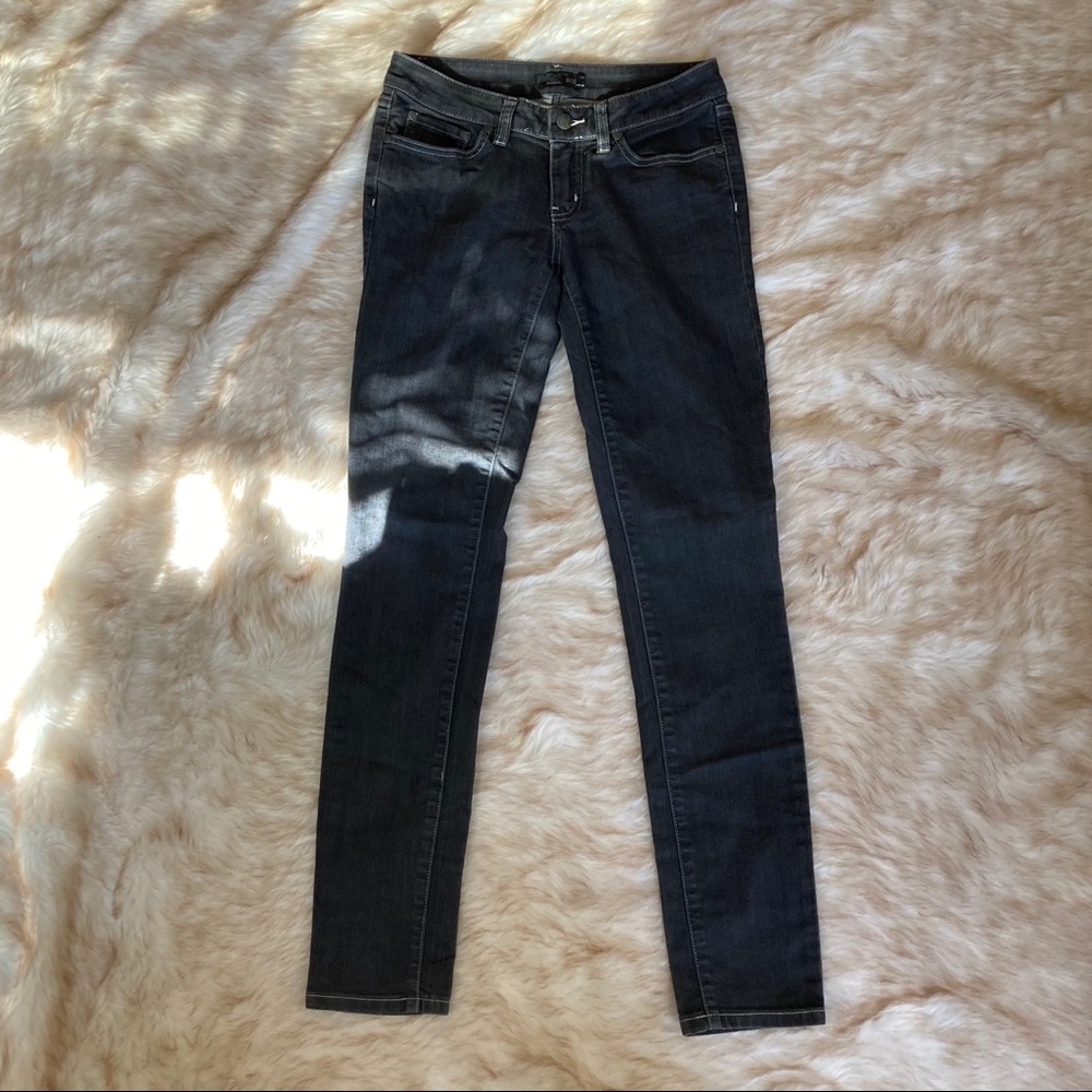 Prana Dark Grey Skinny Jeans size 25